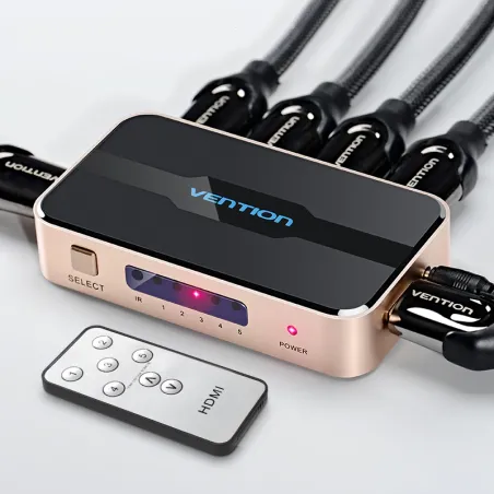 5 in 1 & 3 in 1 out - 4K HDMI-kytkin