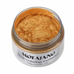 Hiusten värivaha - kerran hiusten muotoilu - mallinnus paste