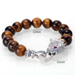 Dragon cristal - bracelet avec perles pierre