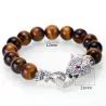 Dragon cristal - bracelet avec perles pierre