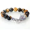 Kristall Drachen - Armband mit Perlen Stein