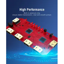 5 en 1 & 3 en 1 sortie - 4K Interrupteur HDMI