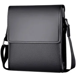 Vintage klassisk crossbody & axlar läderpåse