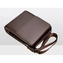 Vintage klassisk crossbody & axlar läderpåse