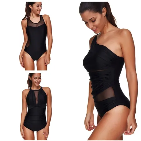 Costume da bagno in maglia con spinta