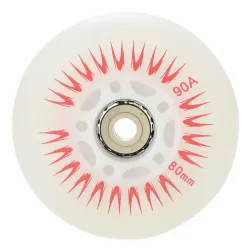 Roues en caoutchouc pour patins à rouleaux - LED