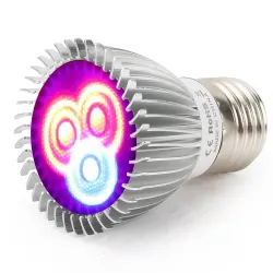 6W - E27 E14 GU10 - LED grow light - hydroponic