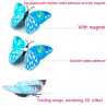 3D butterfly - wall sticker with magnet 12 pieces