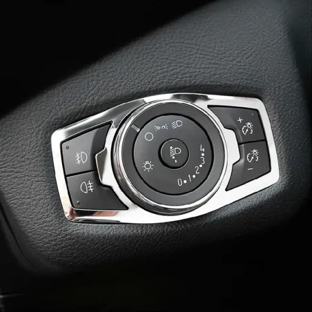 Rostfritt stål strålkastare för Ford Focus 3 MK3/4 Kuga Escape Explorer Mondeo Mustang