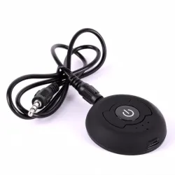 AltavocesAdaptador estéreo multipunto Audio 3.5mm - coche inalámbrico Transmisor de música Bluetooth para altavoz PC TV