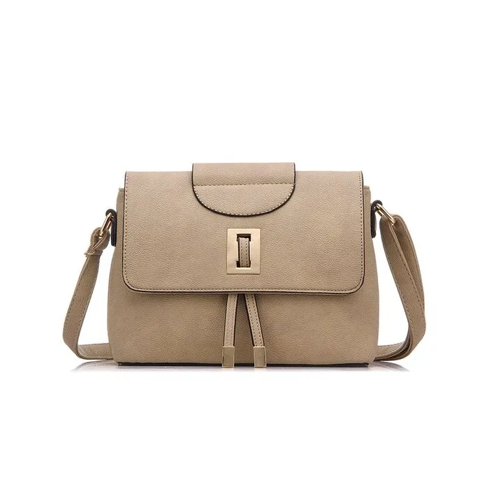 Crossbody couro retro e saco de ombro