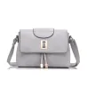Crossbody couro retro e saco de ombro