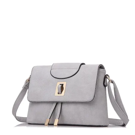 Crossbody couro retro e saco de ombro