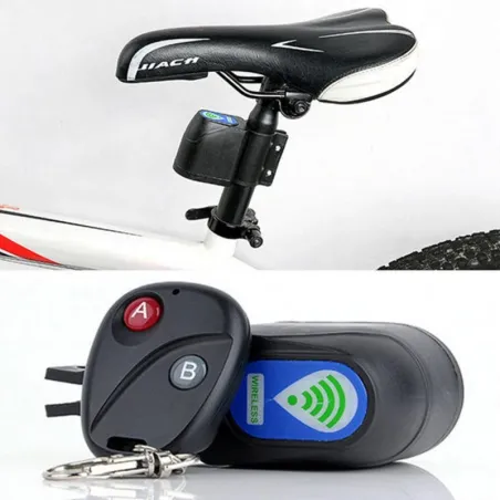 Professionelles Anti-Diebstahl Fahrradschloss - drahtlose Steuerung - mit Fernbedienung