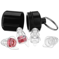 Anti-ruído earplugs - reutilizável - com caixa - proteção auditiva - plugues do partido