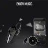 AuricularesMini auricular Bluetooth - auriculares invisibles inalámbricos con caja de carga de micrófono