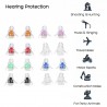 Boucles d'oreilles anti-bruit - réutilisable - protection auditive - fiches de fête - étanche