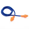 Waterproof silicone ear plugs - reusable - hearing protection - with string 10 pairs