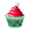 Jul omslag för muffins & cupcakes - papper wrappers 12 bitar