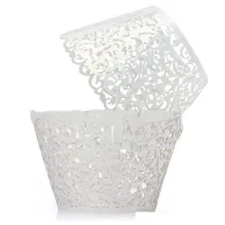 Envoltórios de papel de muffin e cupcake 12 peças