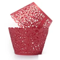 Envoltórios de papel de muffin e cupcake 12 peças
