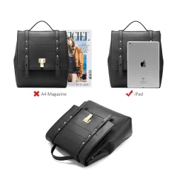 Fashion leather backpack