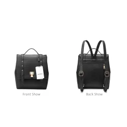 Fashion leather backpack
