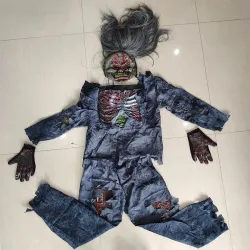Fiesta & HalloweenZombie - traje de cuerpo completo para Halloween - set