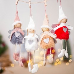 Wiszące lalki świąteczne 4 sztukiŚwięta Bożego Narodzenia