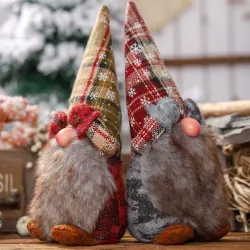 Handgjord Santa Claus - juldekoration
