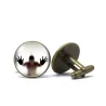 Valmistettu lasikummitus - cufflinks