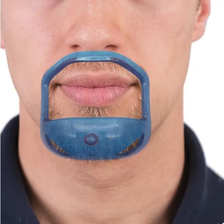 Bartformkamm - Kunststoffschablone 5 Stück