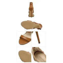 Elégantes talons - pompes avec fermeture éclair