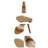 Elégantes talons - pompes avec fermeture éclair