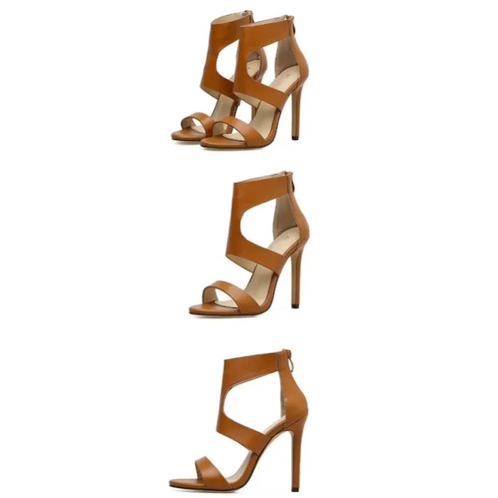 Elegant high heels - pumps with zipperHoge hakken