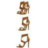 Elégantes talons - pompes avec fermeture éclair