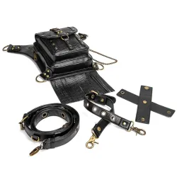 Steampunk & gothick vattentät väska - unisex