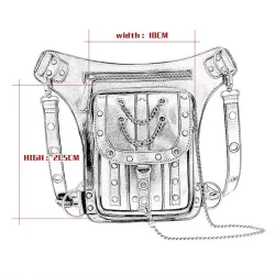 BolsosMultifunción de la cintura de la pierna & hombro bolsa de vapor - impermeable - unisex