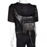 Multifunktion midja & ben & axel steampunk väska - vattentät - unisex