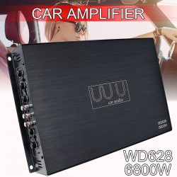 AmplificadorDC 12V 6800W Amplificador de coche de 4 canales