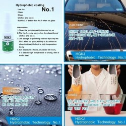 Car windshield glass nano hydrophobic coating - multifunctional - waterproof agent