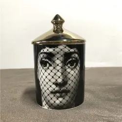 Handmade candle holder - storage box