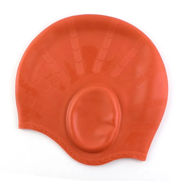 Silikon Schwimmkappe - langes Haar- und Ohrschutz
