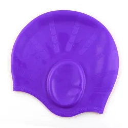 Silikon Schwimmkappe - langes Haar- und Ohrschutz