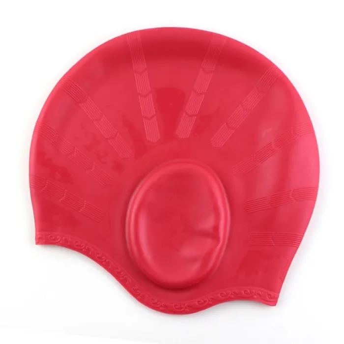 Tappo nuoto in silicone - protezione capelli lunghi e orecchie