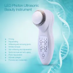 7 färger LED - foton ultraljud ansikte lyftning - renare - rynka remover - skönhet massager