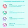 Piel7 colores LED - foton ultrasónico lifting de la cara - limpiador - arrugas removedor - masajeador de belleza