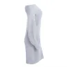 Off-Schulter Strickkleid - lose Pullover