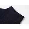 Maglione lungo in maglia con collo alto - abito invernale