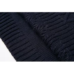 Lange Strickpullover mit Schildkrötenhals - Winterkleid